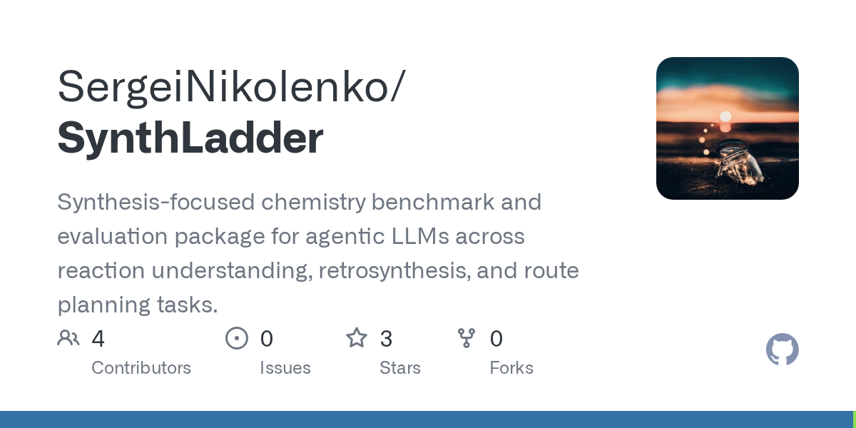 SynthLadder chemistry benchmark
